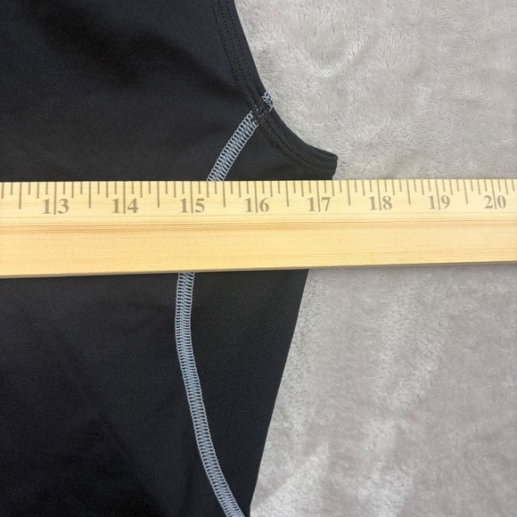 Under Armour Heatgear Compression Sleeveless T Shirt Men's Size L Black Steel - Picture 5 of 8